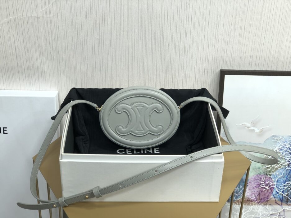 Celine Mini Logo White