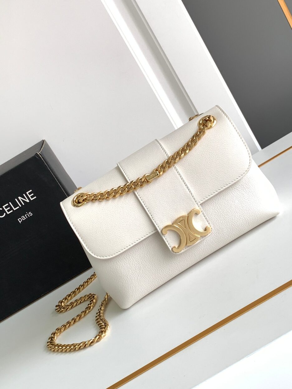 Celine Medium Victorie White