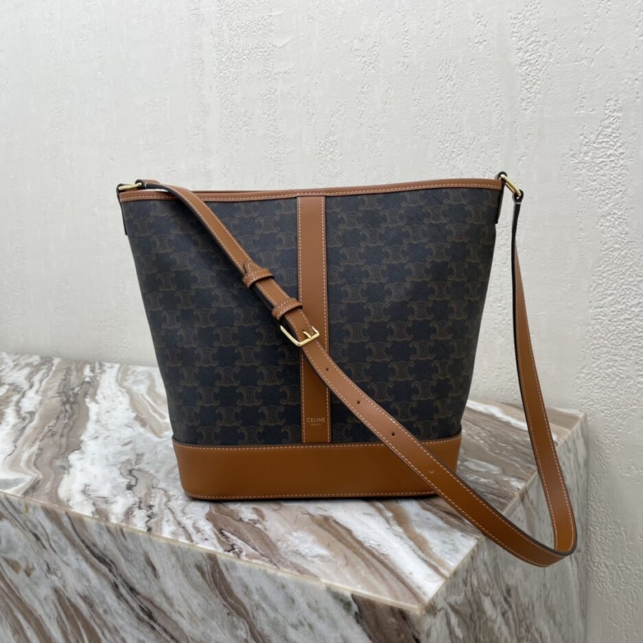 Celine Triomphe Casual Brown